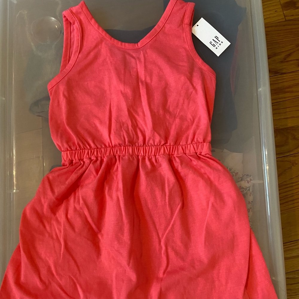 GAP Bright peachy/pink dress - NWT